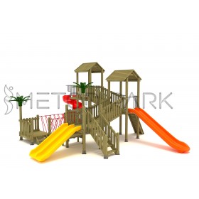 20 A Standard Wooden Playground